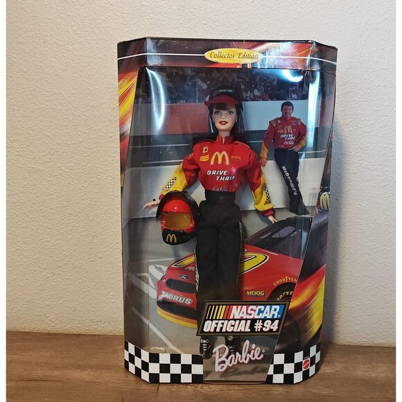 Vintage 1999 NASCAR Official #94 Barbie Doll McDonald's Mattel 22954 In Box - Picture 1 of 9